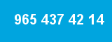 965 437 42 14 965 437 42 14